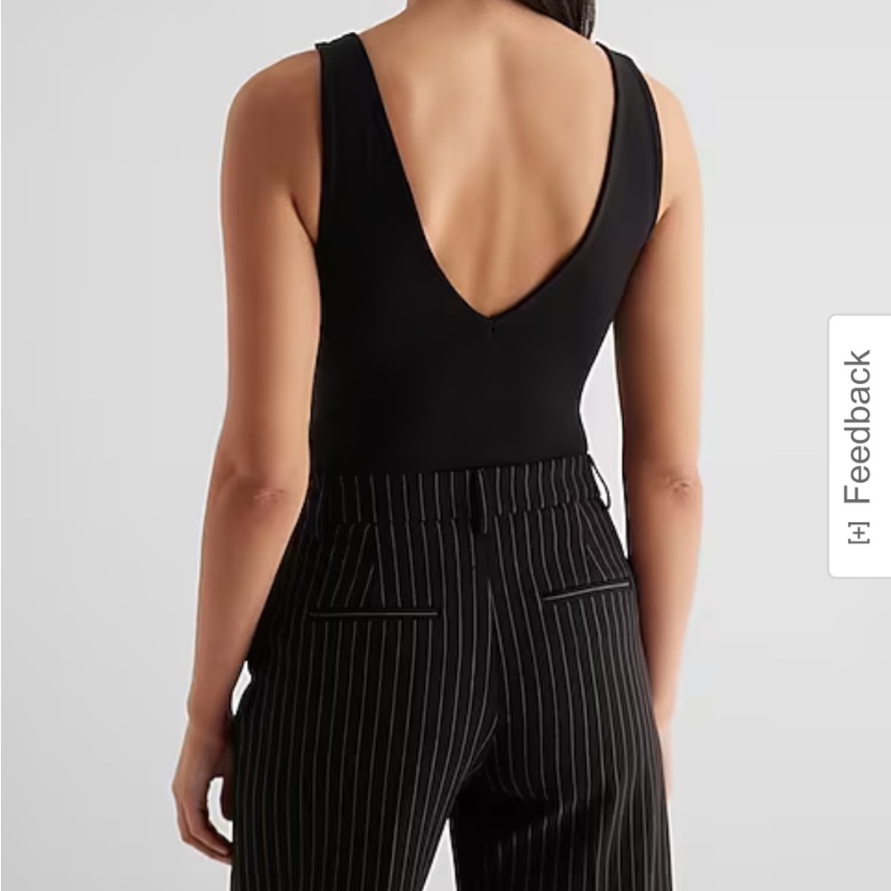 Express double v cotton blend body suit - Picture 4 of 4